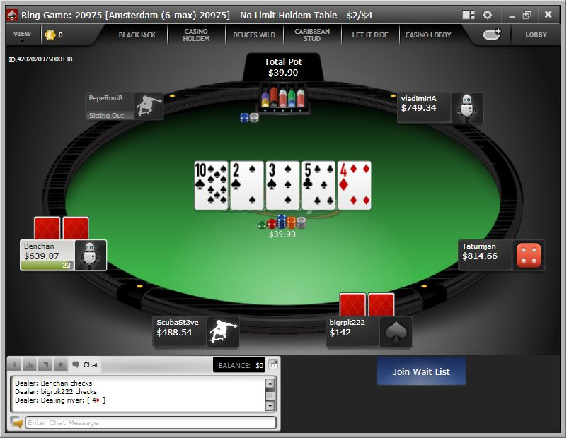 Intertops Bitcoin gambling site poker