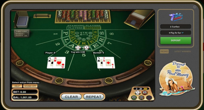 Bitcoin gambling website 7Bit Casino casino