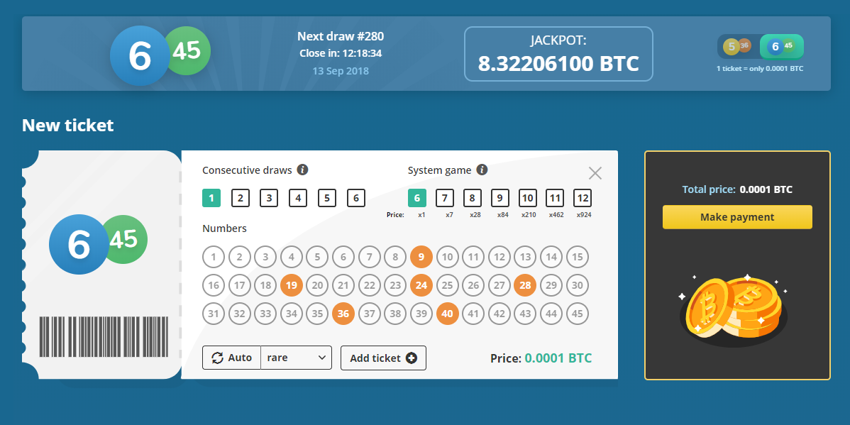 Bitcoin Lottery Bitplay Club New Ticket